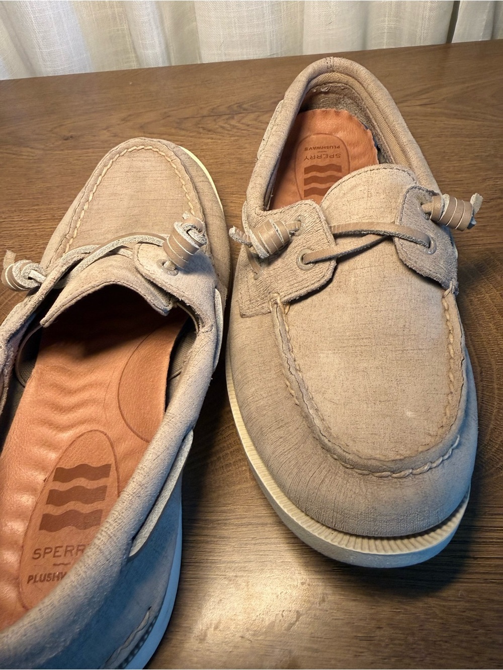 Sperry A/O 2-Eye Plushwave Boat Shoes Taupe Women’s Size 6.5 - Picture 4 of 7